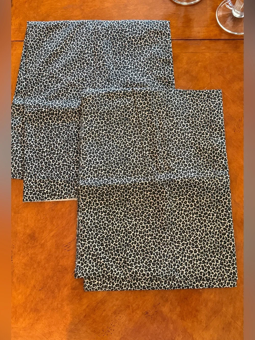 Hobby Lobby Leopard Print Upholstery Decor Fabric - 3.875 Yards (56